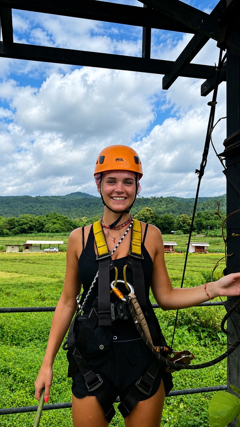 Guest after zipline